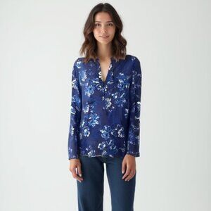 🌟Zara floral flowy Blouse S